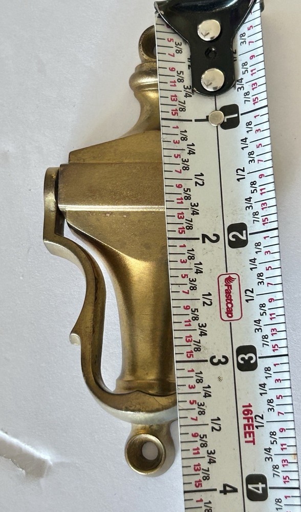 4” Vintage Solid Brass Traditional Door Knocker