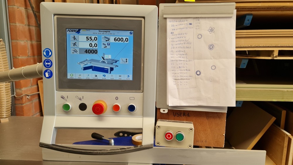 Format4 Kappa 550 panel saw, Very clean