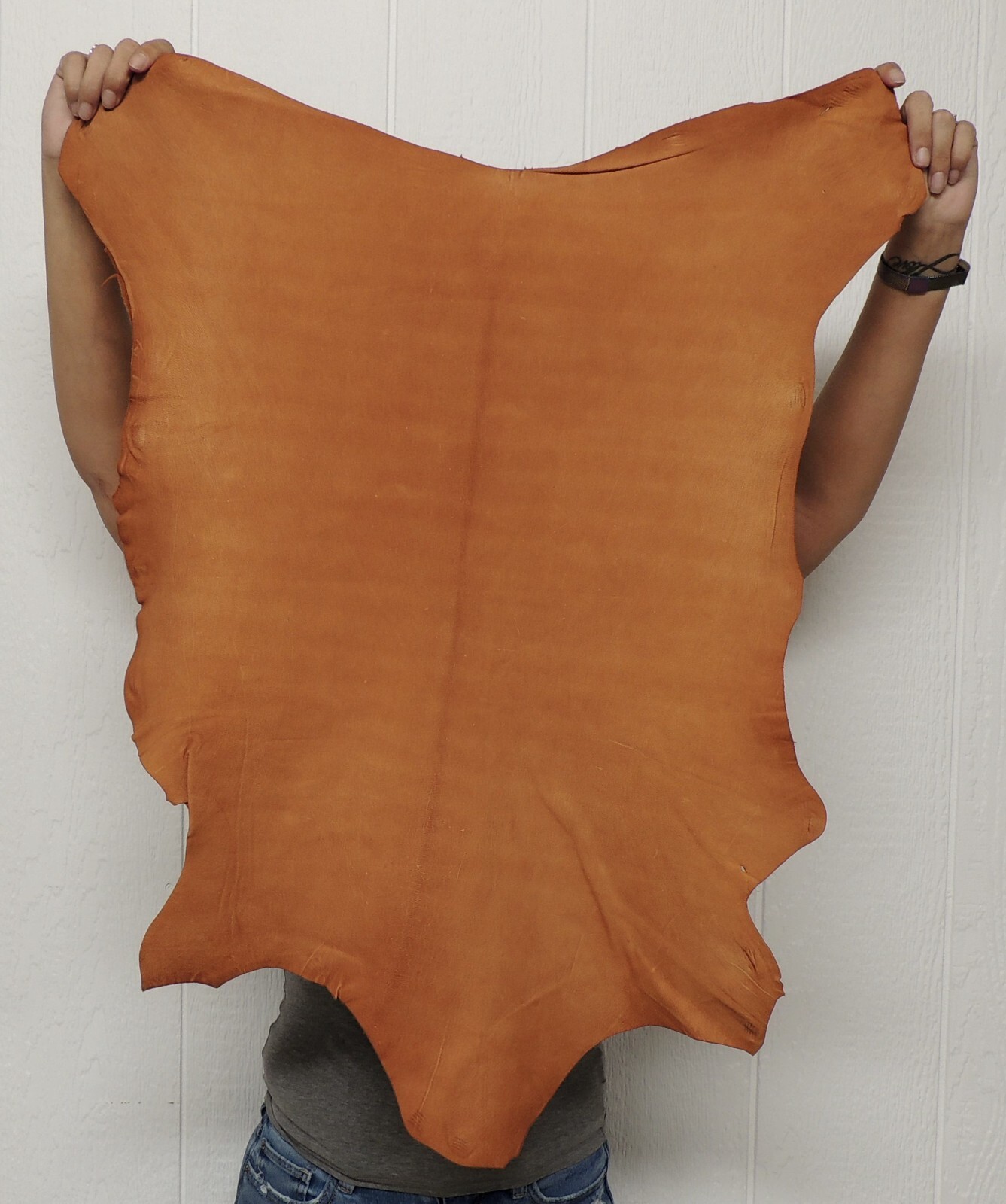 ACORN BUCKSKIN Leather Hide for Native Crafts Taxidermy Bags Laces Flute Bags