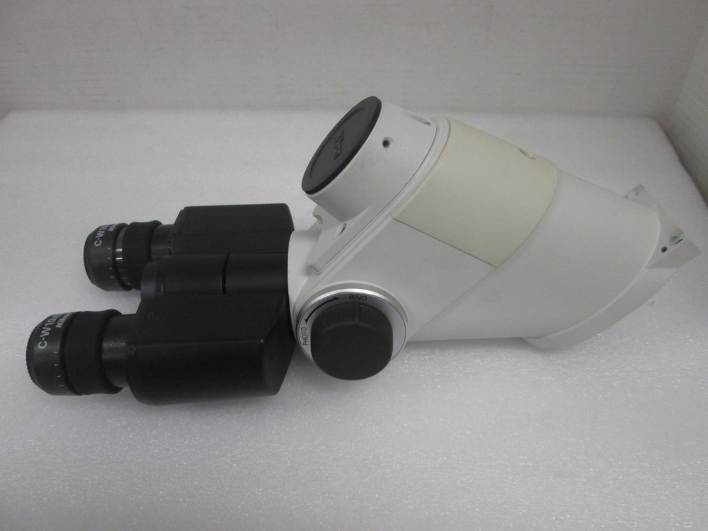 NIKON MICROSCOPE HEAD WITH 2X MMK30102 LENSES ASSY