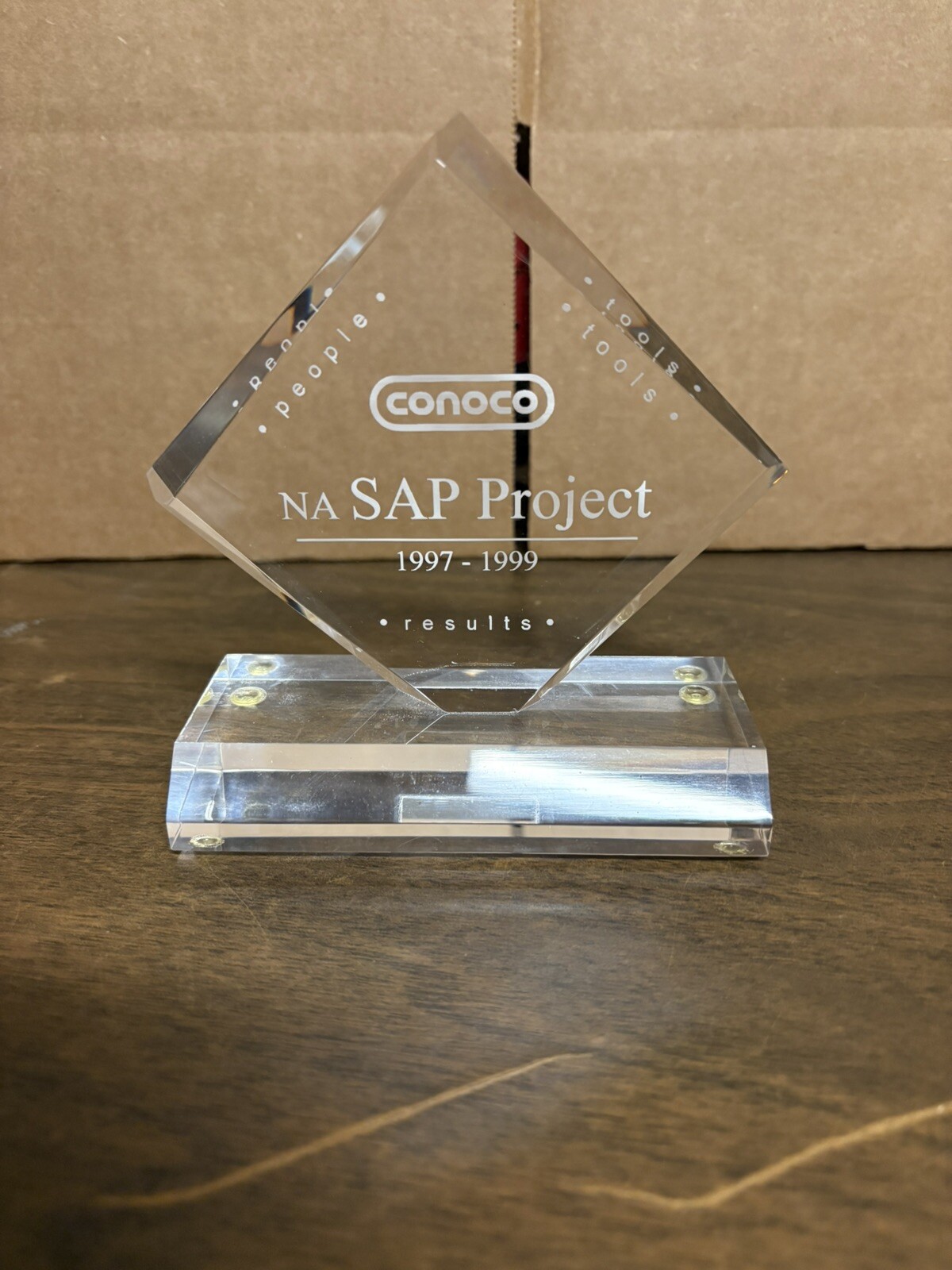 Vintage Conoco Employment Award 1999