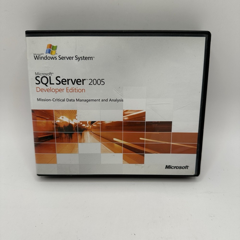 Microsoft SQL Server 2005 Developer Edition Data Management & Analysis