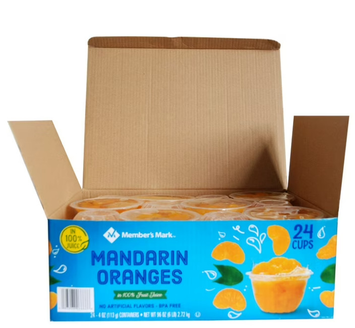 Member's Mark Mandarin Oranges (4 oz., 24 ct.)