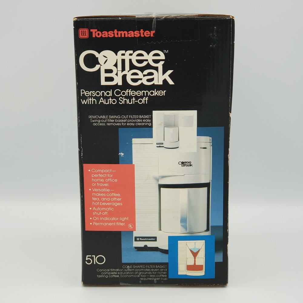 Toastmaster Coffee Break 510 Compact Personal Coffee Maker ~ New Sealed