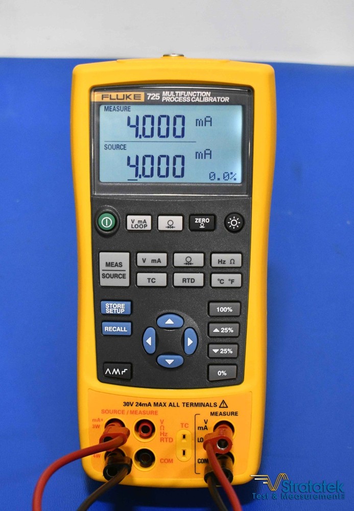 Fluke 725 Multifunction Process Calibrator - NIST Calibrated with Data