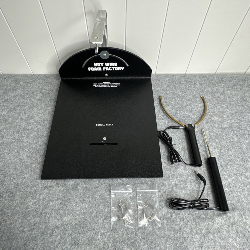 Hot Wire Foam Factory Pro Scroll Table & Cutting Tools - PLEASE READ❗️