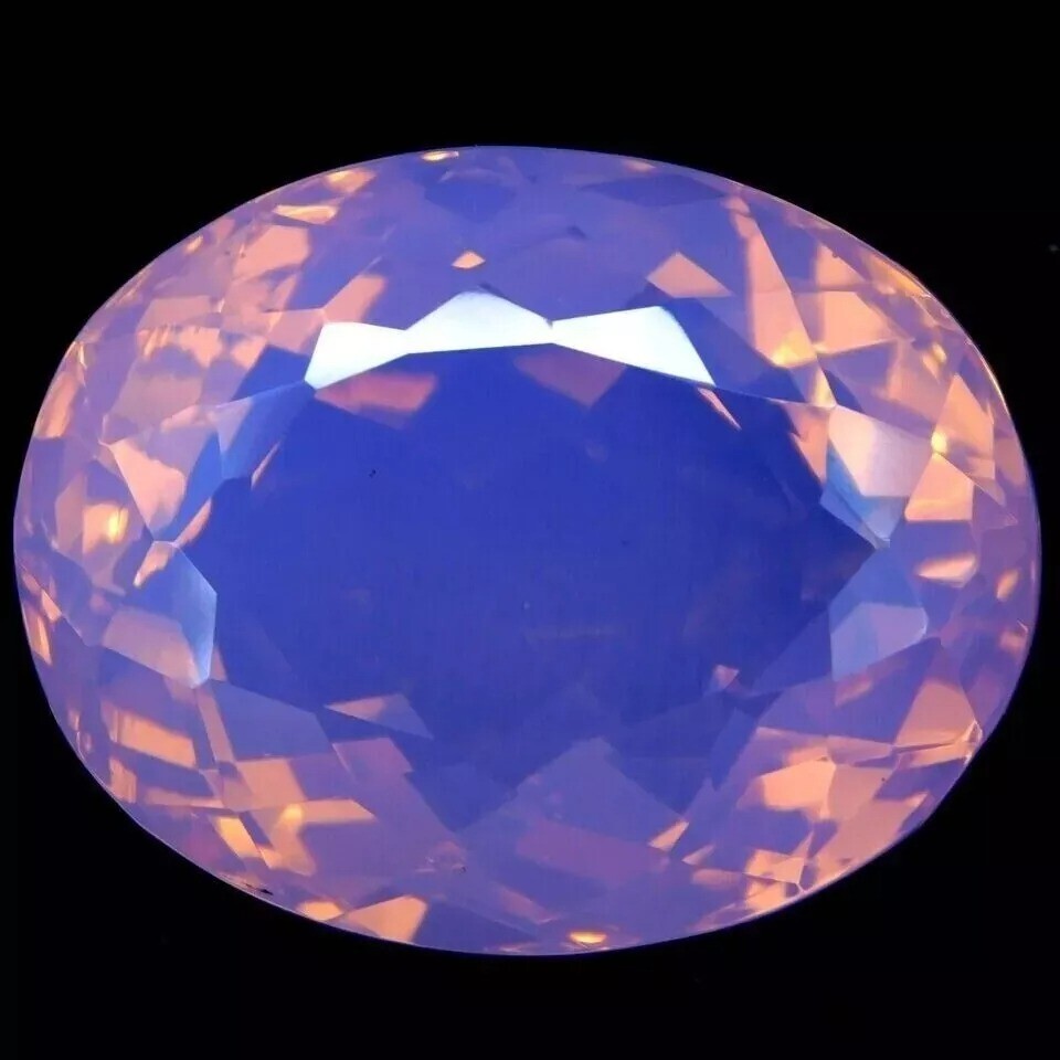 Welo Australian Certified Untreated 74 Ct+ Loose Gemstone Natural Pink Opal