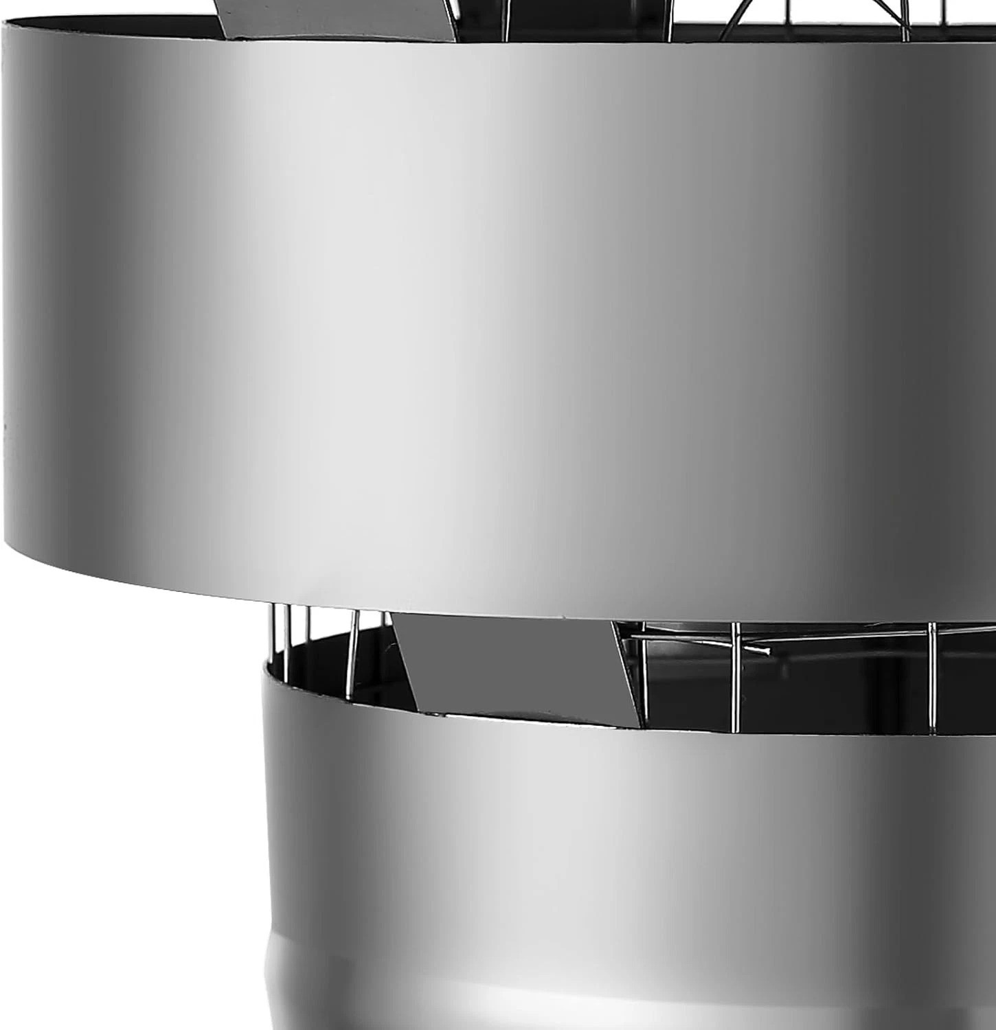 6 inch Chimney Cap - All-Weather Stainless Steel with Reinforced Hardware, Ea...