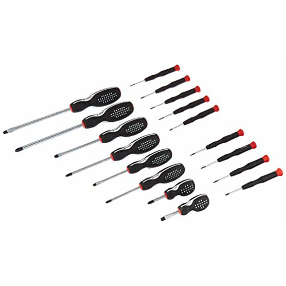 K-Tool 11018 18-pc Screwdriver Set with Vertical Holder