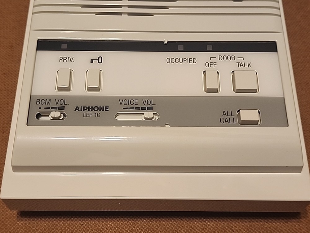 Aiphone LEF-1C Sub-Master Intercom System Unit Semi Flush Sub-Master Station