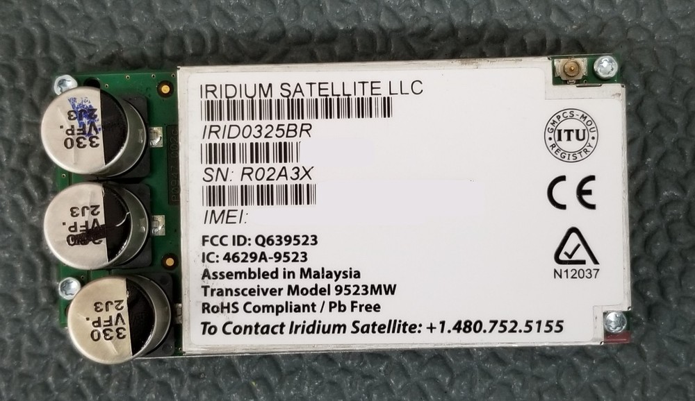 Iridium Core 9523 Module Transceiver SBD Voice Data Module, IRID0325BR