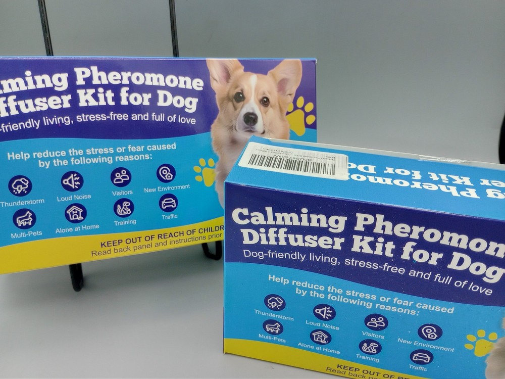 2x Dog Calming Pheromone Diffuser Dog Calming Pheromones Plug Reduces Stress