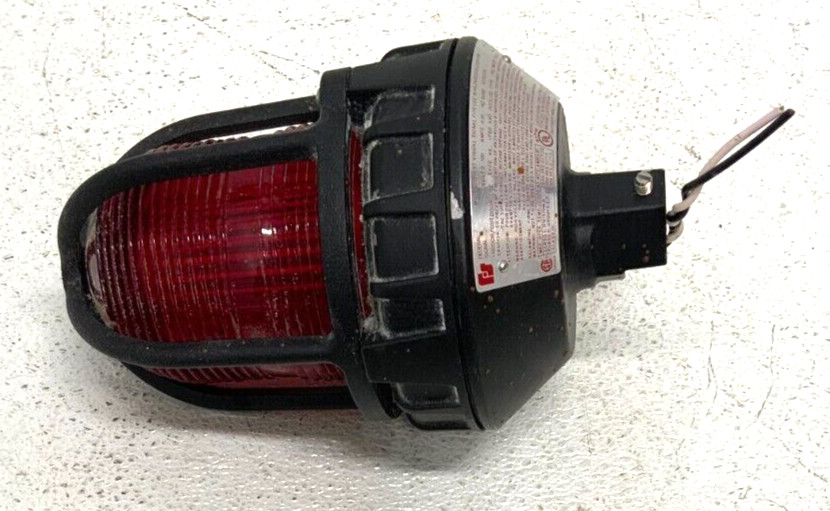 Federal Signal 151XST Hazardous Location Red Strobe Light Visual Warning Alarm