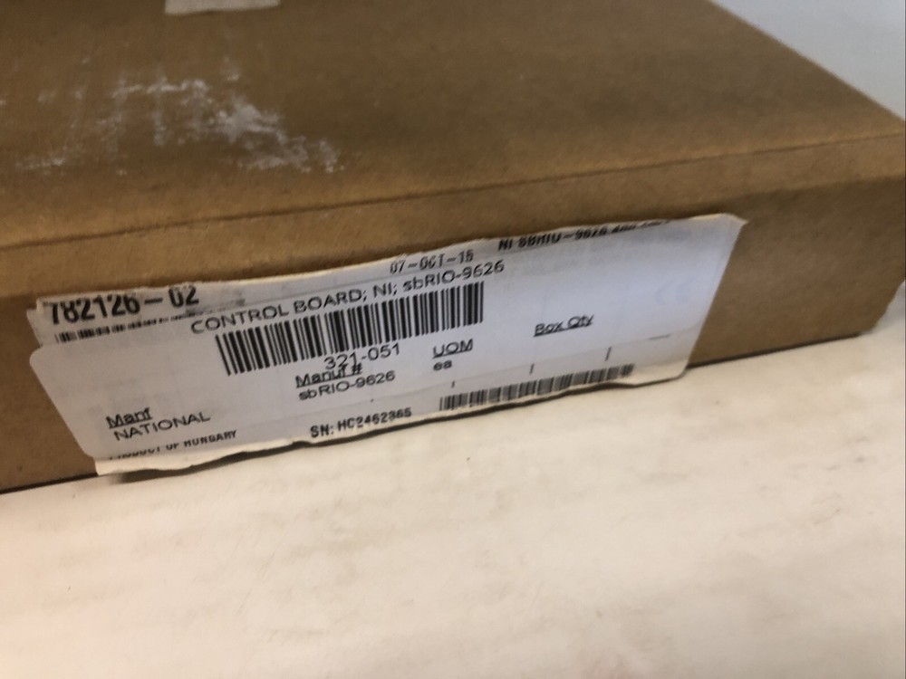 New-Open Box,BROKEN SEAL,National Instruments sbRIO-9626,Single Board Controller