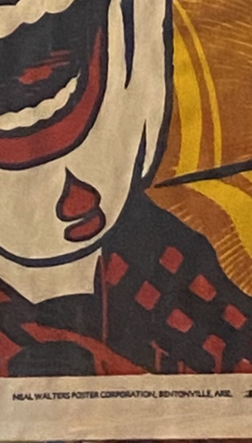 BIRNAM BROS 3 Ring Circus-4 Clown Poster 42”x28” Super Rare Vintage Poster