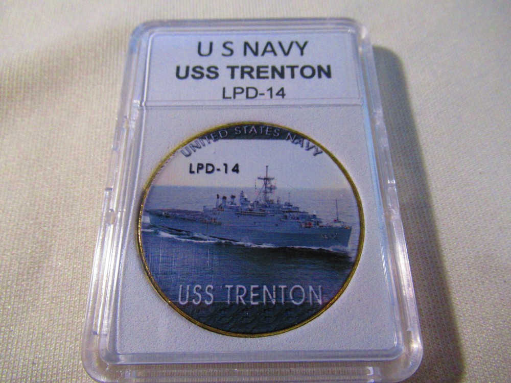US NAVY - USS Trenton (LPD-14) Challenge Coin