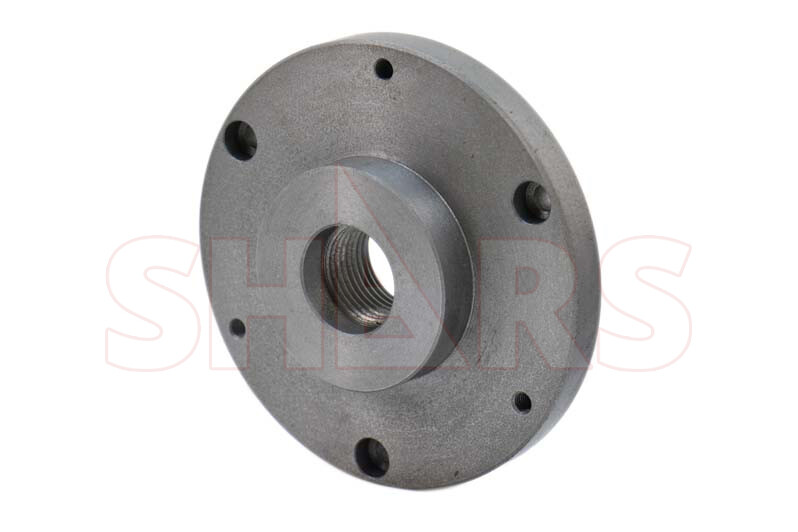 6" Fully Machined Threaded Back Plate 1-1/2-8 For 3 or 4 Jaw Self Center Chuck #