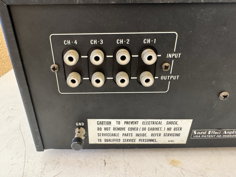 JVC SEA-V7E 4 Channel SEA Controller Stereo Graphic Equalizer Please Read