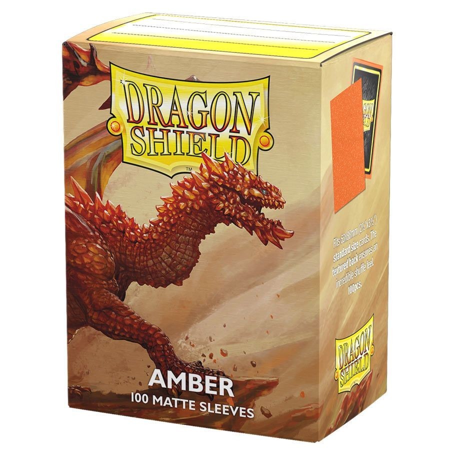 Dragon Shield Matte Amber (100ct)