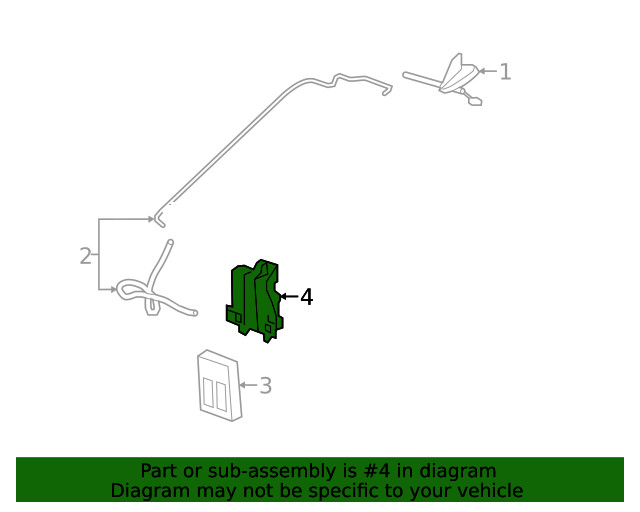 Genuine GM Mount Bracket 15201868