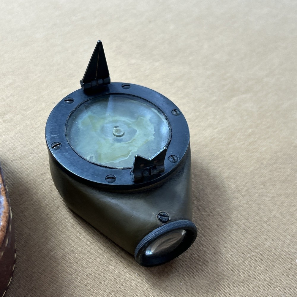 U.S.E.D WWI Marching Compass Mark VII Mod. E Sperry Co. Creagh Osborne With Case