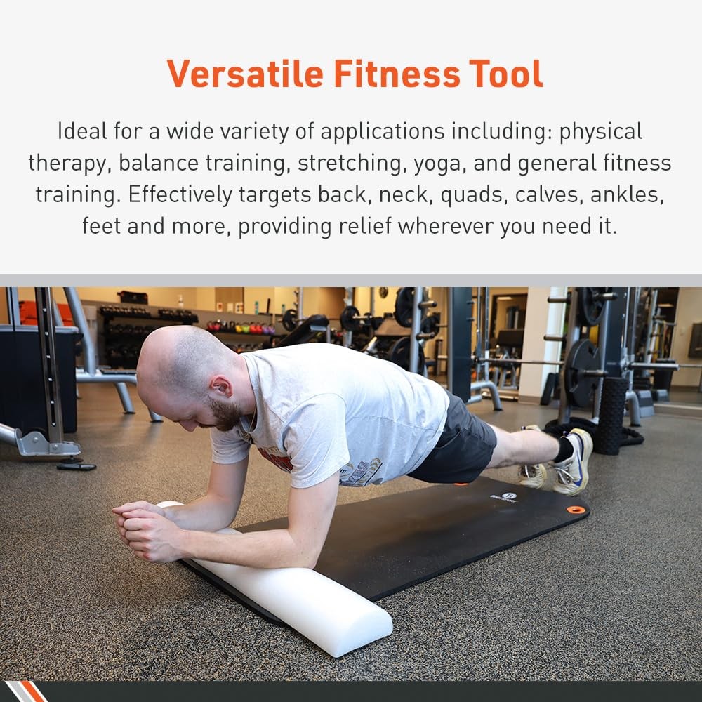 Half Foam Rollers, 6 x 36-Inch