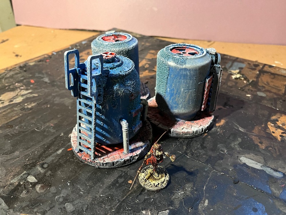 Sci-Fi Terrain pieces .30 – Tabletop Gaming scratch built.
