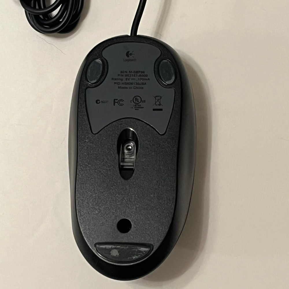 Logitech M-SBF96 3 Button PS2 Optical Mouse Black 400dpi Multiple Available