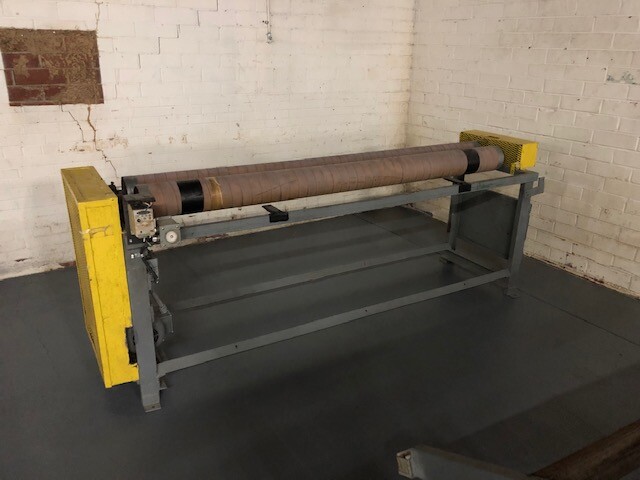 Material Roll Up Machine 84" Mfg. Unknown Used - Clean & Fully Functional!