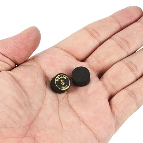 Pool Cue Tips, Multiple Layer Pool Billiard Cue Tips Laminated Glue 12mm Soft