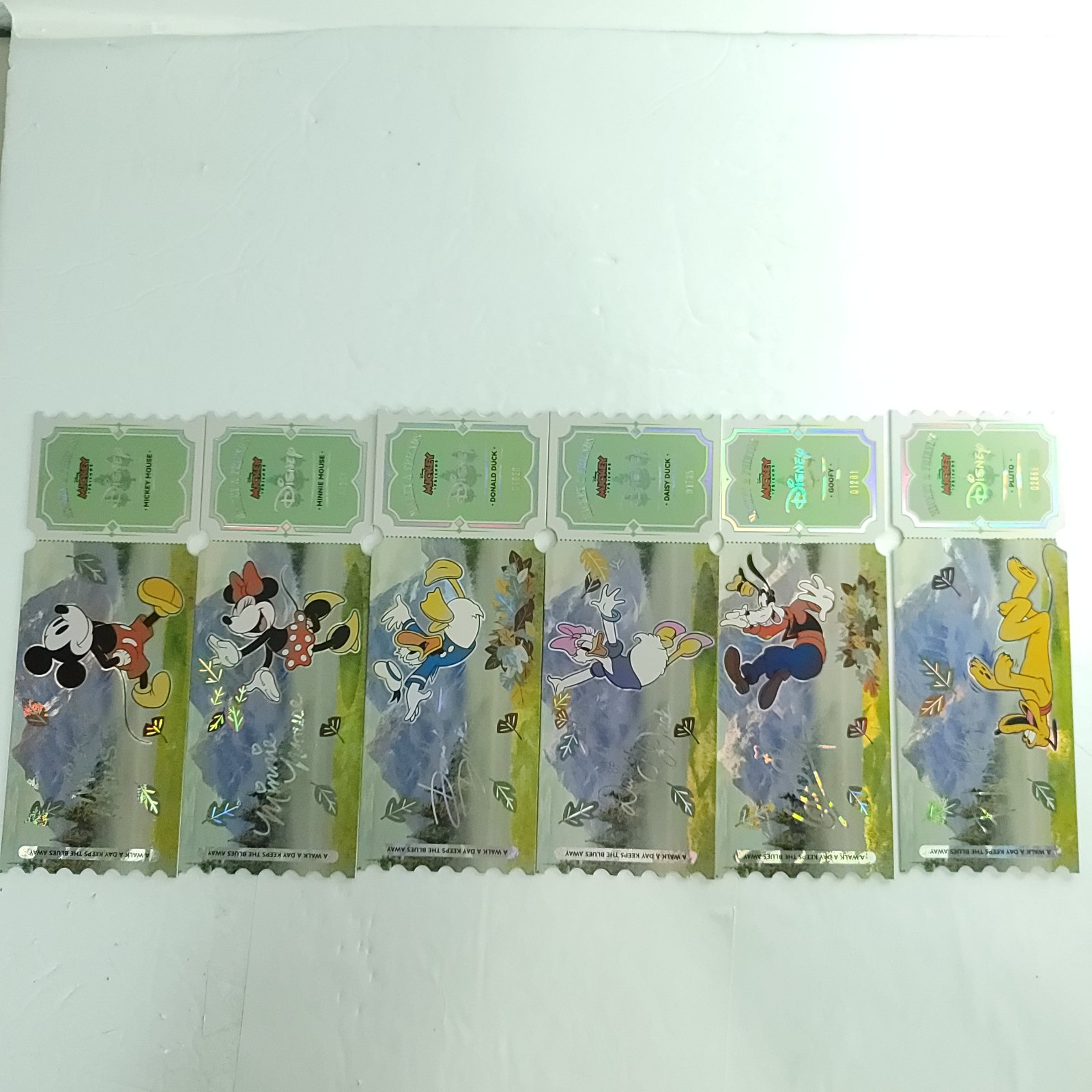 Kakawow DISNEY Mickey & Friends Large Ticket Jumbo Trading Card Limited Lot Of 6