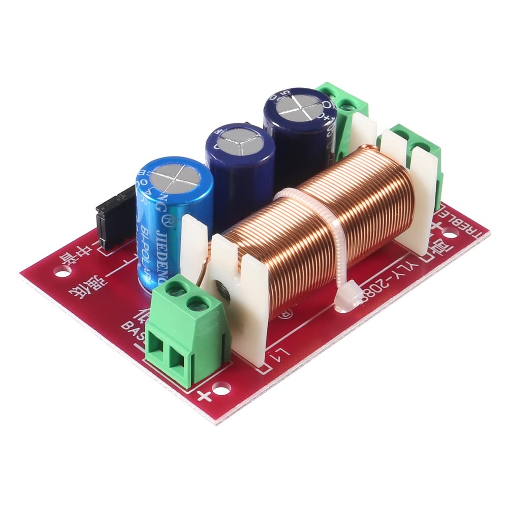 2Pcs 400W Adjustable 2 Way Speaker Crossover Audio Frequency Divider Filters