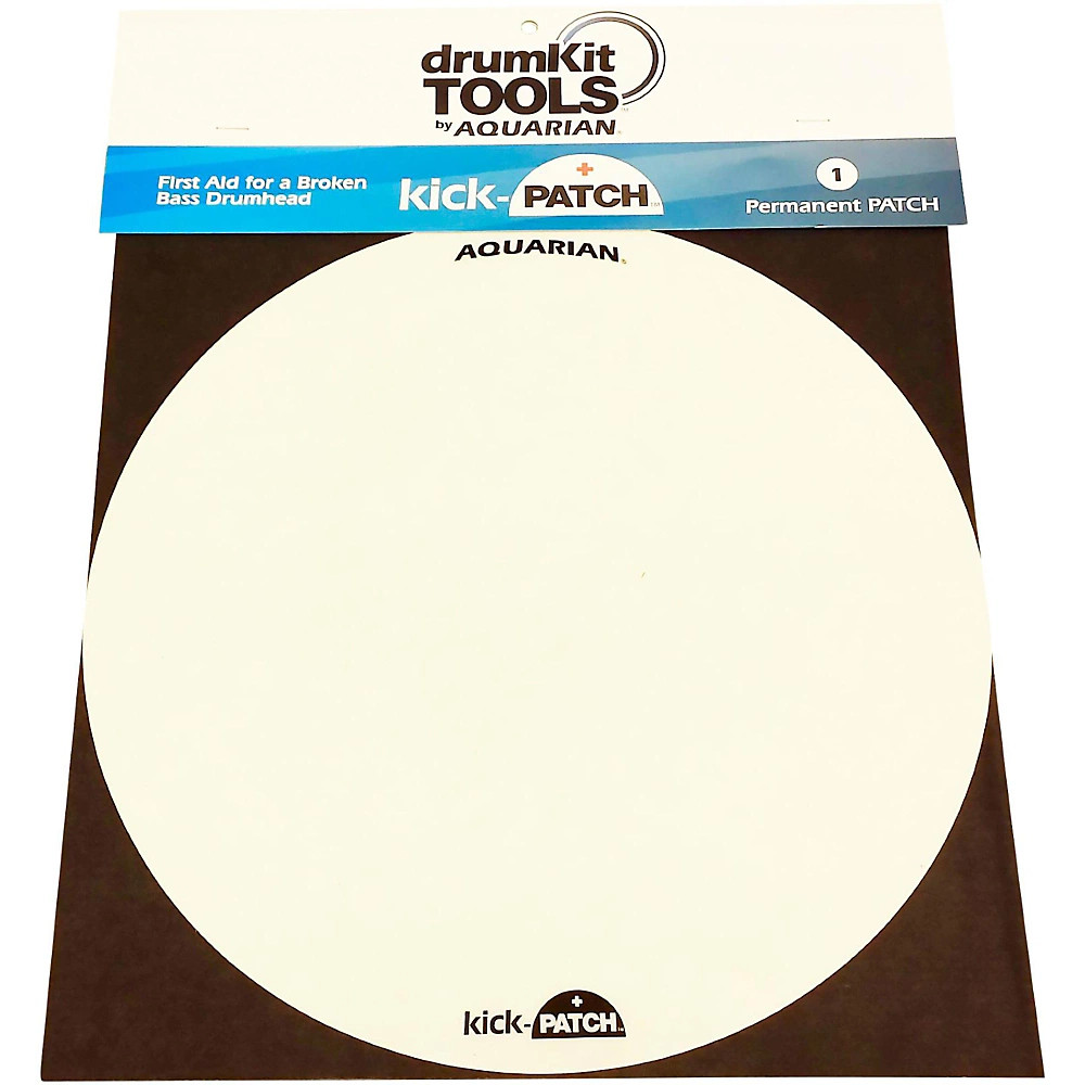 Aquarian drumKit Tools kickPATCH Bass Drum Head Repair