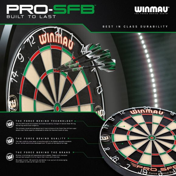 Winmau Pro SFB Entry Level Dartboard (3015) New Sealed