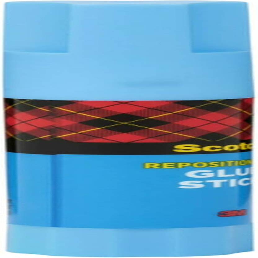 Removable Restickable Glue Stick.49Oz, Repositionable Stick (3-Pack)