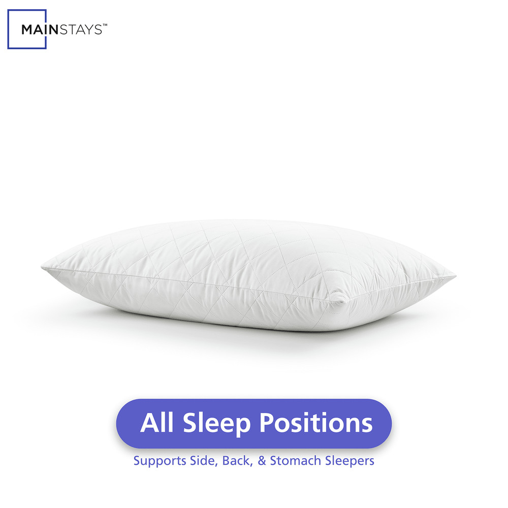 Brushed Microfiber Foam Cluster King Bed Pillow - Antimicrobial,Size:King