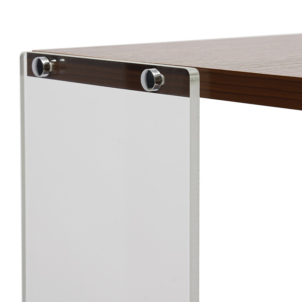 360° Rotating Display Bookshelf 3 Tiers Standing Corner Storage Bookcase Rack US