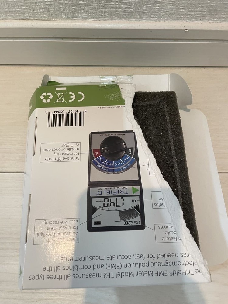 TRIFIELD EMF Meter Model TF2 Electromagnetic Field Measurement mint