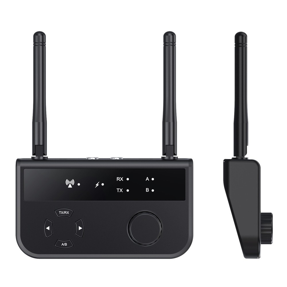 New Bluetooth 5.3 Transmitter Receiver 2-in-1 w/ Dual Link & Zero Latency Audio