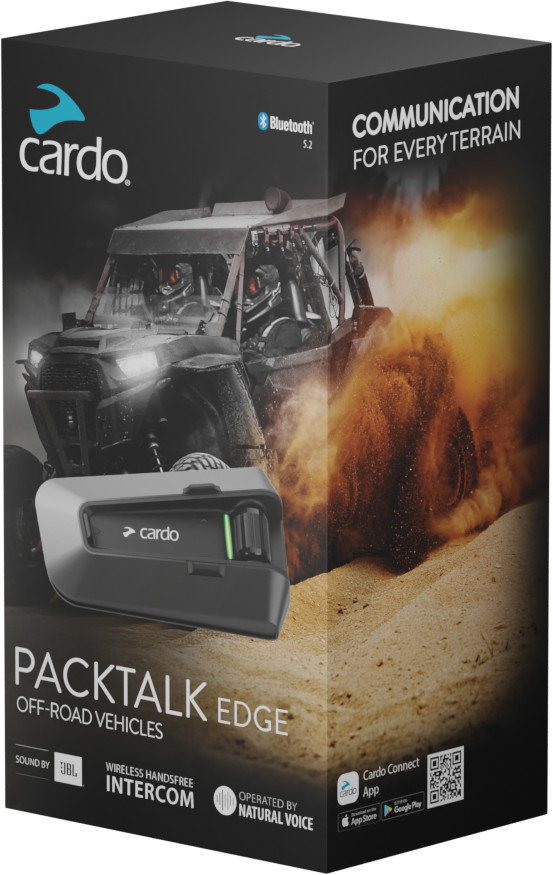 CARDO Packtalk EDGE Helmet Bluetooth Communication System Orvis Edition PT200050