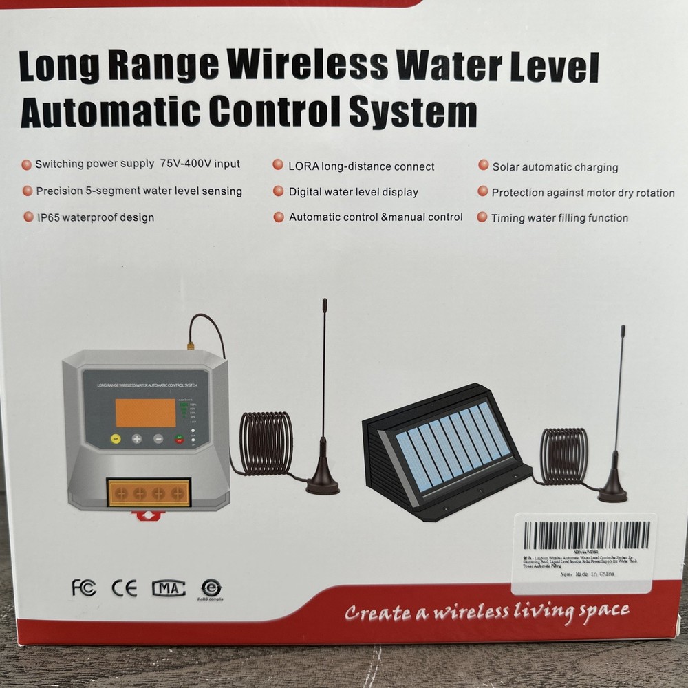 Long Range Wireless Automatic Water Level Controller Sys Automatic Water Filling
