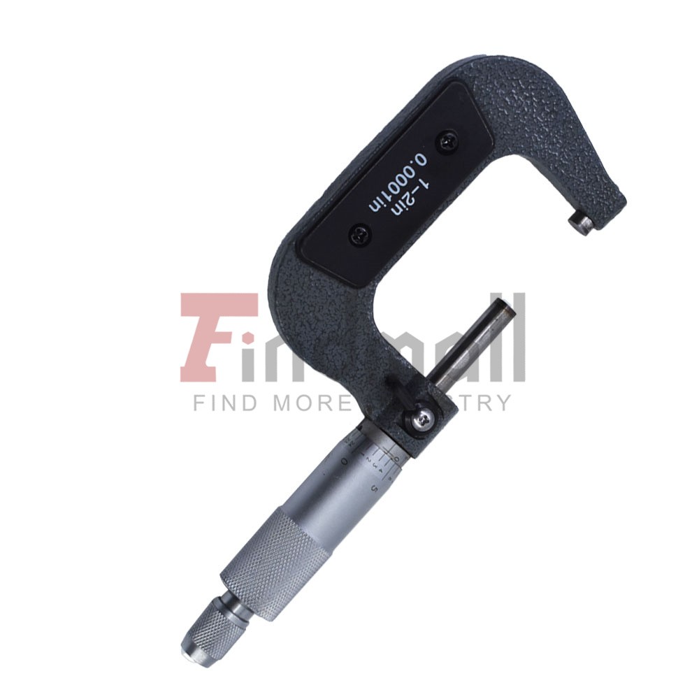 HiGH PRECISION 1 - 2 INCH STANDARD OUTSIDE MICROMETER .0001"