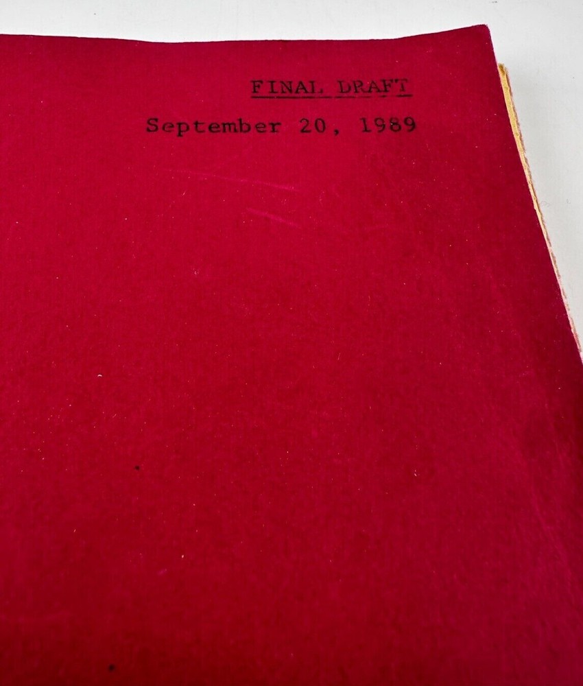 Murphy Brown Signed Original Script Buddies Schmuddies Final Draft 9/20/1989 WB