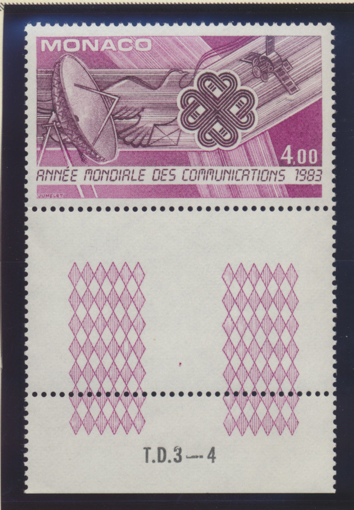 Monaco Stamp Scott #1375, Mint Never Hinged, With Tabs