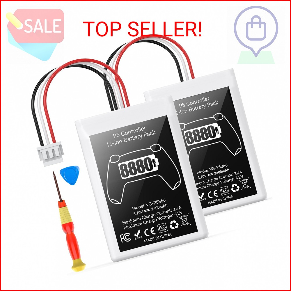 Kosker PS5 Controller Battery Replacement Kit Compatible with PlayStation 5 Orig