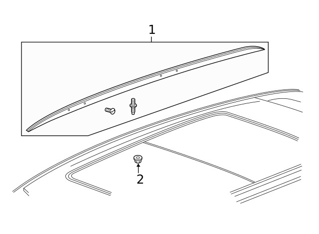 Genuine GM Side Rail 85514117