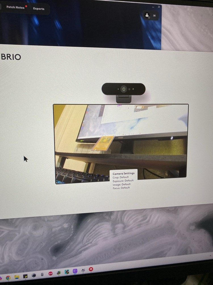 Logitech BRIO 4K Webcam V-U0040, w/original USB-C cable (Tested)