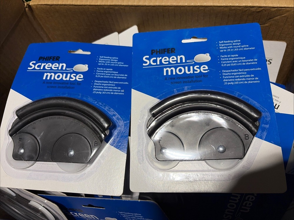 2-PACK Phifer Screen Mouse Roller Tool Black