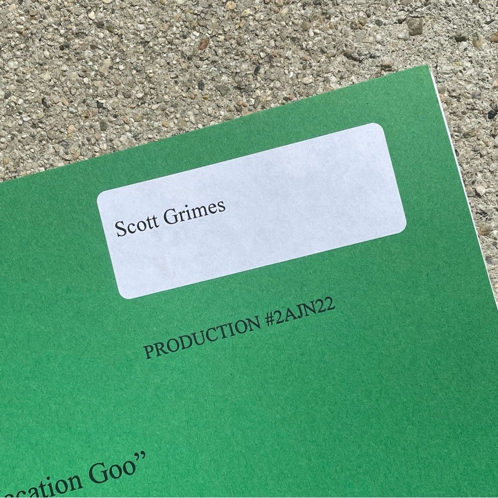 American Dad Scott Grimes Steve Smith Vacation Goo Episode Table Draft Script