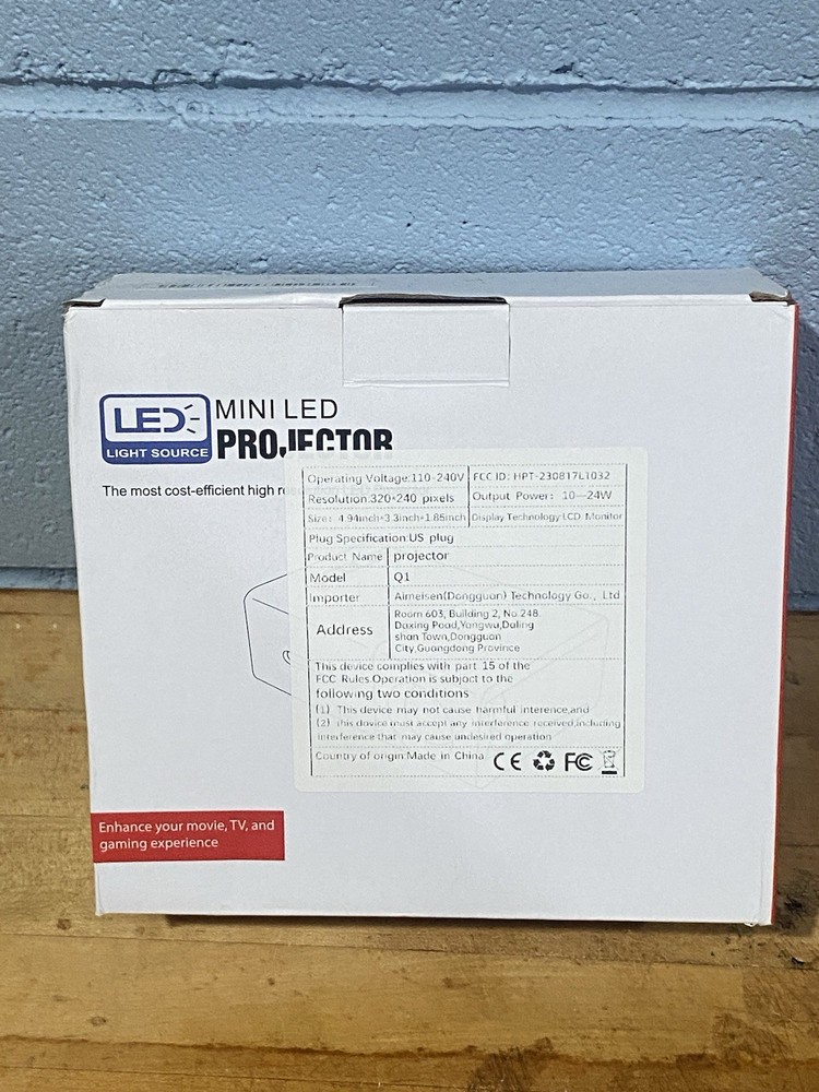 LED Projector Mini ( Light Source) Never Used!!